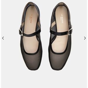 Le Monde Beryl mesh Mary Jane flats